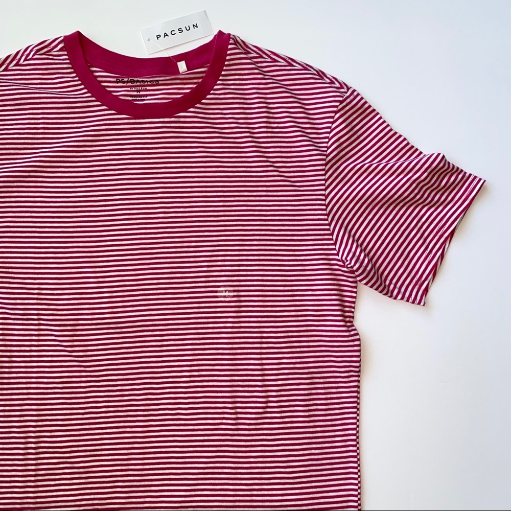 PacSun Toby Striped T-Shirt NWT - Picture 4 of 6